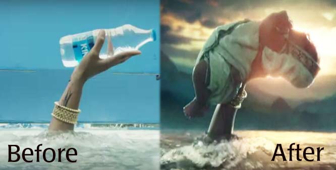 4. Visual effects: Visual effects play a very important role in the formation of Baahubali. Directed by maverick filmmaker SS Rajamouli, the movie includes brilliant CGI and VFX has done by National Award Winner V Srinivas Mohan as visual effects supervisor. Baahubali 2,Baahubali 2 review,Baahubali 2 movie review,Prabhas,Anushka Shetty,Rana Daggubati,SS Rajamouli