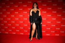 Oops! Ashley Graham nearly falls over at the Time 100 Gala 2017 Red Carpet.