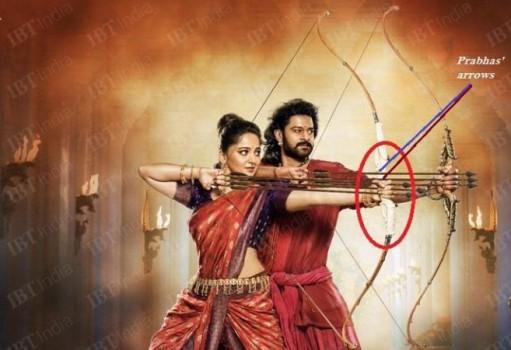 The new poster of director SS Rajamouli's Baahubali: The Conclusion (aka Baahubali 2 or Bahubali 2) featuring Prabhas and Anushka Shetty has gone viral on social media, but not many have noticed a minor mistake in it.
