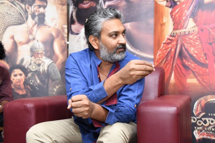 Telugu film director SS Rajamouli Interview about Baahubali 2 Movie. SS Rajamouli,Rajamouli,Baahubali 2,Baahubali 2 interview,Baahubali 2 interview pics,Baahubali 2 interview images,Baahubali 2 interview stills,Baahubali 2 interview pictures,Baahubali 2 interview photos