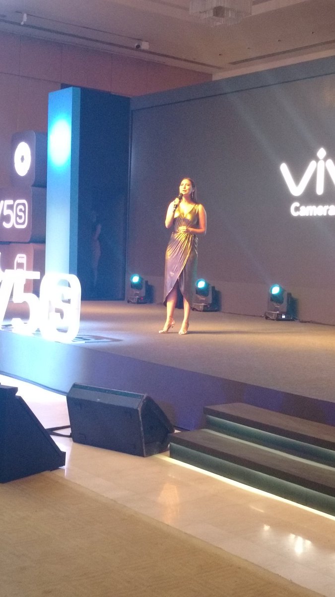 Model Rochelle Rao during the launch of Vivo V5 smartphone in Gurgaon, India on April 27, 2017. Rochelle Rao,Vivo V5 Smartphone,Vivo V5,Vivo V5 launch,Model Rochelle Rao