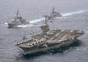 USS Carl Vinson,Carl Vinson,USS Carl Vinson on patrol,USS Carl Vinson aircraft,Korean waters,USS Michigan,North Korean,North Korean nuclear