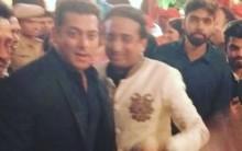 Sri Lankan Prime Minister Ranil Wickremesinghe, superstar Salman Khan, ace fashion designer J.J. Valaya, filmmaker Muzaffar Ali were among the prominent personalities who attended the wedding of Nepalese businessman and industrialist Binod Chaudhary's son Varun and jeweller Rajkumar Tongya's daughter Anushree. The wedding, which took place here at Jag Mandir continuing from Friday night to Saturday morning, saw a bevy of celebrities mixing with the royals of Rajasthan, dressed in their best. Clad in a simple black suit, Salman attended the venue just for a few minutes with a dozen of bodyguards and police officials protecting him from the guests who were clearly the star's huge fans.