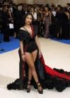 Nicki Minaj shows off curves and cleavage at Met Gala 2017.