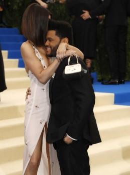 The Weeknd and Selena Gomez.