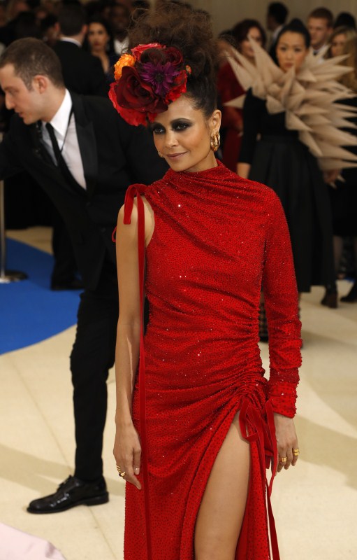 Thandie Newton Rihanna,Gigi Hadid,Dakota Johnson,Cara Delevingne,Mandy Moore,Thandie Newton,Wiz Khalifa,Met Gala 2017 Worst dressed,met gala 2017 worst dressed celebs,Worst dressed at Met Gala 2017,Met Gala,Met Gala 2017,worst celebs at Met Gala 2017