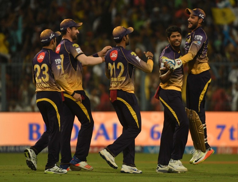 Sheldon Jackon (10) followed suit soon after, getting hit wicket off the bowling of Sundar. Skipper Gautam Gambhir (24) hit Stokes for two back-to-back fours and in the next over, tanked Sundar for a boundary and a six before holing out to Rahane at deep midwicket. Imran Tahir got rid of Yusuf Pathan (4) as the men in purple who have an enviable record at home looked hapless. Pandey and Grandhomme -- dropped once at long -off by Dan Christian when the New Zealander was on 10 -- steadied the ship somewhat before Pandey got out. Rahul Tripathi,Rahul Tripathi IPL 2017,Rahul Tripathi India cricket,IPL 10,Pune defeat KKR,Indian Premier League,Indian Premier League 2017,Kolkata Knight Riders,Rising Pune Supergiant