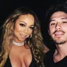 Mariah Carey flaunts her curves.