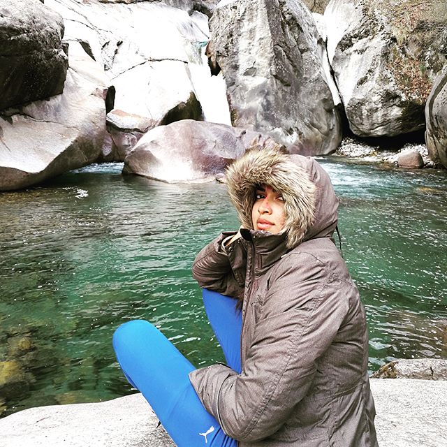 South Indian actress Amala Paul enjoying snow in the Himalayas. Amala Paul,Amala Paul in Himalayas,Amala Paul enjoying snow,Amala Paul new pics,Amala Paul new images,Amala Paul new stills,Amala Paul new pictures,Amala Paul new photos