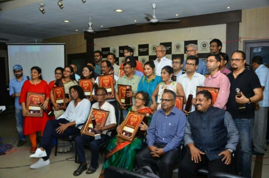 Indywood, a 10 billion US dollar project which aims at elevating Indian film industry to a global platform, has honoured prominent Kolkata-based journalists from print, visual, online and radio media by conferring prestigious Indywood Media Excellence Awards for their valuable contributions and constant efforts to uplift film and media industry. The awards were distributed at an event held at Kolkata Press Club on Friday. Indywood honors journalists in Kolkata,Indywood honors journalists,Indywood