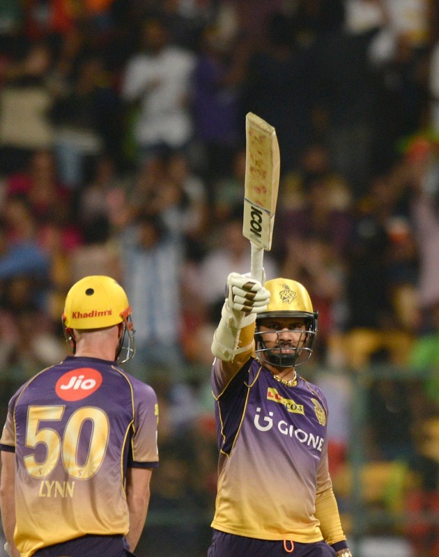 "Yes, I'm very surprised. Definitely wasn't expecting something like this," Narine, who was adjudged Man of the Match for his all-round show, said post-match at the presentation ceremony. Narine's 17-ball 54 was complemented by 2/29 in his four overs to restrict RCB, batting first, to 158/6. KKR chased down the target of 159 easily having 29 balls to spare. Chris Lynn was Narine's foil, the fit-again Australian dasher scoring a 22-ball 50. Sunil Narine,Sunil Narine quickest 50 in IPL,Sunil Narine quickest 50,Sunil Narine 50,Indian Premier League,Indian Premier League 2017,IPL,IPL 2017,Kolkata Knight Riders