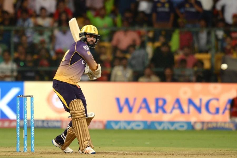 Play was stopped for around 38 minutes after which Mandeep brought up his half century but the interruption in their partnership saw Narine taking the prized wicket of Mandeep. Kedar Jadhav holed out to Umesh who ran from long off to pouch the ball to help Chris Woakes grab a wicket. Negi added just five runs to the total before falling to Umesh in the final over. Chris Lynn and Sunil Narine,Chris Lynn,Sunil Narine,Royal Challengers Bangalore,RCB,Kolkata Knight Riders,KKR beats RCB,Indian Premier League,Indian Premier League 2017,IPL,IPL 2017