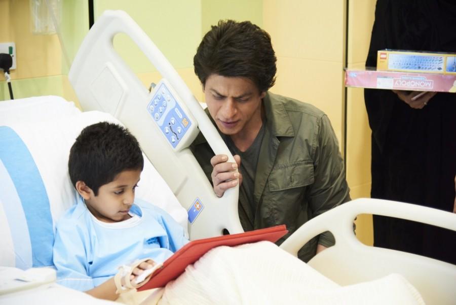 Bollywood legend Shah Rukh Khan, or SRK, paid a surprise visit to Al Jalila Children’s Specialty Hospital – UAE’s first paediatric hospital, on 7 May, in keeping to the spirit of the UAE’s Year of Giving. SRK toured the hospital, getting a first-hand insight into its ultramodern facilities and spent time meeting some of its young inpatients and enquiring about their well-being. Al Jalila Children’s was established under the directives of His Highness Sheikh Mohammed Bin Rashid Al Maktoum, UAE Vice-President and Prime Minister and Ruler of Dubai, and is the first dedicated children’s hospital in the UAE, providing compassionate and quality healthcare children. His Highness’ vision is to have Al Jalila Children’s as one of the top 10 pediatric hospitals in the world. Shah Rukh Khan,Shahrukh Khan,SRK,Shah Rukh Khan visits Al Jalila Children,Shah Rukh Khan in Dubai,SRK in Dubai,Dubai Tourism