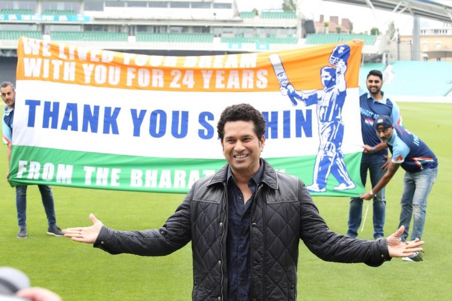 The film is all set for a worldwide release on May 26th, and is one of the most-awaited sports film of the year. Produced by Ravi Bhagchandka of 200 Not Out and Shrikant Bhasi of Carnival Motion Pictures, and helmed by Emmy-nominated James Erskine, 'Sachin: A Billion Dreams' is all set to release on 26th May 2017. Sachin Tendulkar,Master Blaster Sachin Tendulkar,Sachin Tendulkar spends time with Bharat Army in UK,Sachin Tendulkar spends time with Bharat Army,Sachin Tendulkar in UK,prestigious Fellowship Award