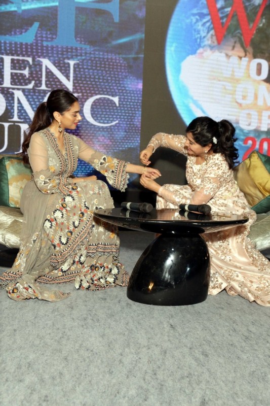 Bollywood actress Aditi Rao Hydari addressed a gathering of delegates of Women Economic Forum - 2017 in New Delhi on May 8, 2017. Aditi Rao Hydari,actress Aditi Rao Hydari,Women Economic,Women Economic Forum - 2017,Women Economic Forum,Aditi Rao Hydari new pics,Aditi Rao Hydari new images,Aditi Rao Hydari new stills,Aditi Rao Hydari new pictures,Aditi Rao Hydari new photos