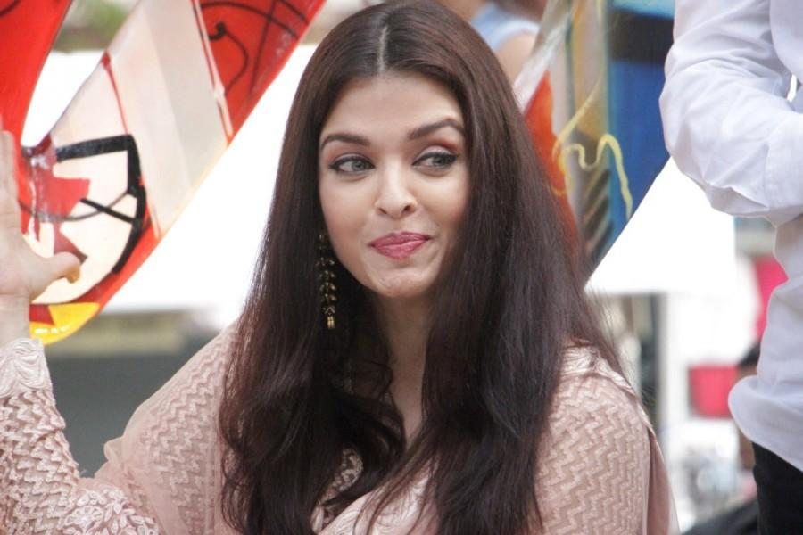 Bollywood actress Aishwarya Rai Bachchan spotted during the inauguration of Paradise Garden in Mumbai on May 8, 2017. Aishwarya Rai Bachchan,Aishwarya Rai,Aishwarya Rai Bachchan inaugurates The Paradise Garden,Aishwarya Rai inaugurates The Paradise Garden,The Paradise Garden