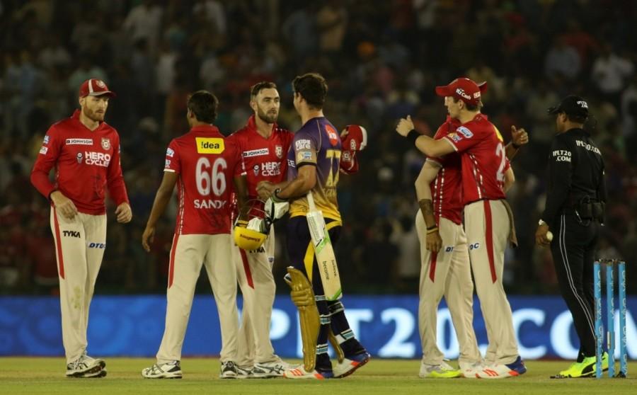 The twice champions needed 20 runs off the last over but Colin de Grandhomme (not out 11) and Chris Woakes (not out 8) failed to drag their team over the line. Lynn and Narine started from where they had left off in the last match, taking 14 runs in the first over off Sandeep Sharma where Narine smacked two back-to-back fours in the first two deliveries of the innings, and Lynn struck one too in his first ball. Narine (18; 10b; 4x4, 0x6) failed to continue his fireworks as Mohit Sharma cleaned him up with a slower one. Gautam Gambhir (8; 18b; 0x4, 0x6) struggled to get going as Rahul Tewatia sent the in-form skipper back early and Robin Uthappa got out for a golden duck two balls later. Stung by two wickets in quick succession, the visitors, who were 61/1 at the end of the first six overs, could not get going in the next four managing just 18 with Manish Pandey joining Lynn at the crease. Kings XI Punjab,Kolkata Knight Riders,Punjab win by 14 runs against KKR,IPL 10,IPL 2017,Chris Lynn,Indian Premier League,Indian Premier League 2017