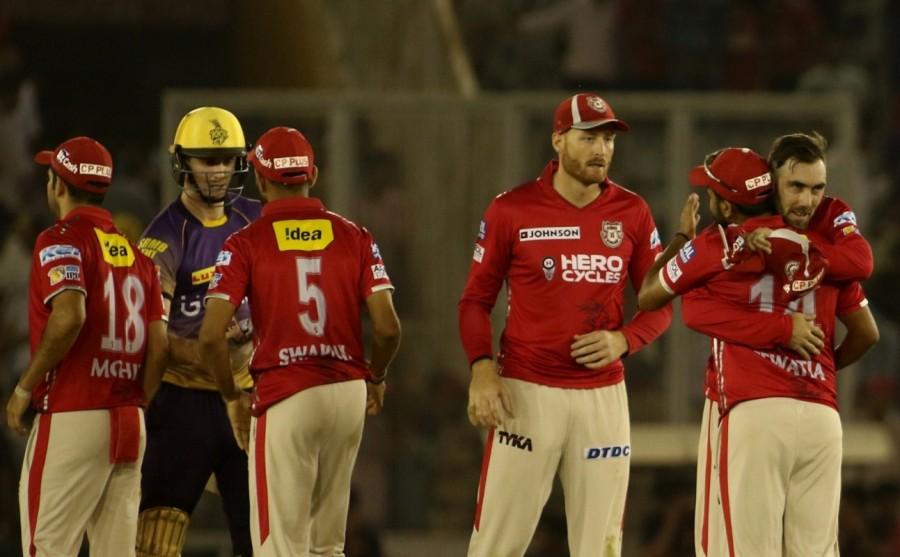 At no stage did Punjab throw in the towel with Sandeep Sharma bowling a superb 16th over where he conceded just five runs. Mohit followed that up with a economical over before Manish Pandey (18; 23b; 1x4, 0x6) and Lynn got out. While Pandey holed out to Axar Patel at deep midwicket, Lynn was run out. Earlier, Punjab lost wickets at regular intervals and could not get partnerships going as KKR restricted them to 167/6 in 20 overs. Glenn Maxwell (44; 25b; 1x4, 4x6) and Wriddhiman Saha 38 (33b; 2x4, 1x6) stitched together a 71-run stand for the fourth wicket but it was KKR's England all-rounder Chris Woakes who stole the show with best bowling figures of 2/20 in his alloted four overs. Left-arm wrist spinner Kuldeep Yadav also returned decent figures of 2/34 as the Gautam Gambhir-led side never let the Punjab batsmen pull away. Kings XI Punjab,Kolkata Knight Riders,Punjab win by 14 runs against KKR,IPL 10,IPL 2017,Chris Lynn,Indian Premier League,Indian Premier League 2017