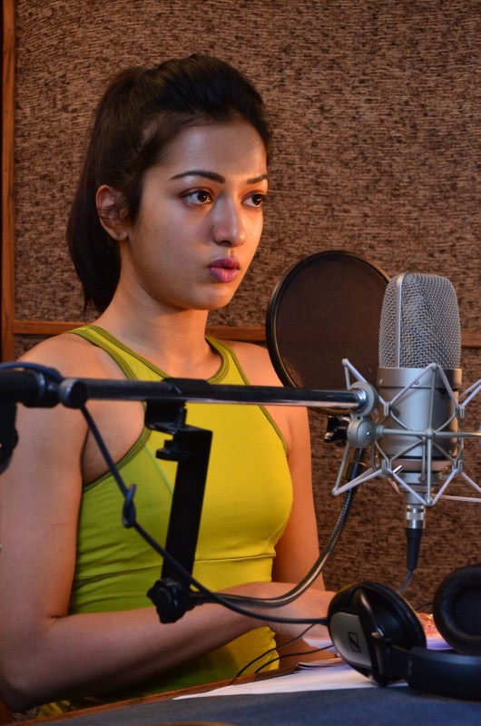Catherine Tresa did a wonderful job in dubbing. She added the needful depth and emotion into words. She never looked like a fresher at dubbing. I am very happy with the final output,” said director Sampath Nandi. Catherine Tresa,actress Catherine Tresa,Catherine Tresa dubbing,Gautham Nanda,Gautham Nanda dubbing,Catherine Tresa hot pics,Catherine Tresa hot images,Catherine Tresa hot stills,Catherine Tresa hot pictures