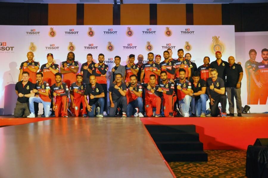 Tissot, the famous Swiss watch brand, fortifies its ties to the world of cricket by becoming the Official Watch of Royal Challengers Bangalore (RCB) for this season. This was announced in Bangalore today at a team event. Cricket is a popular sport played in 125 countries around the world. With its newest format T20 gaining in popularity, IPL is one of the most followed cricket leagues worldwide and is ranked sixth of all sports leagues. Commenting on the partnership RCB Chairperson, Amrit Thomas said, “I am extremely happy that RCB has chosen a sporty brand like Tissot which is known for its precision. A quality that is reflected in every player of RCB, so clearly it’s a perfect match.” Tissot,Tissot Partners,RCB,Royal Challengers Bangalore,Swiss watch brand