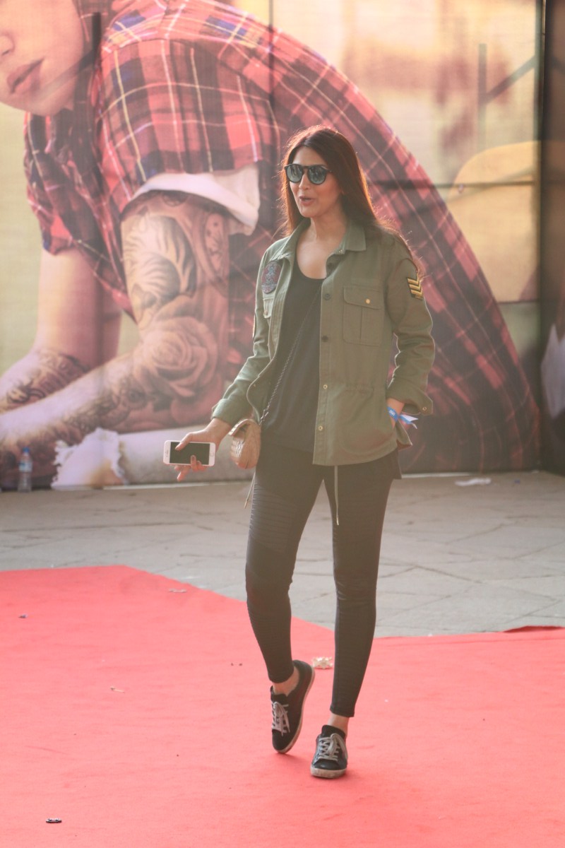 Bollywood actress Sonali Bendre during the red carpet of Justin Bieber concert, in Mumbai, India on May 10, 2017. The Grammy Award winning Canadian singing sensation Justin Bieber is in Mumbai as part of his Purpose World Tour. Alia Bhatt,Arpita Khan,Remo D'Souza,Sridevi Kapoor,Justin Bieber Mumbai concert,Justin Bieber,Justin Bieber Mumbai concert 2017