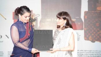 Kajol,actress Kajol,Kajol launches 'The Iconic Book',The Iconic Book,Harper's Bazaar,Harper Bazaar,The Iconic Book launch