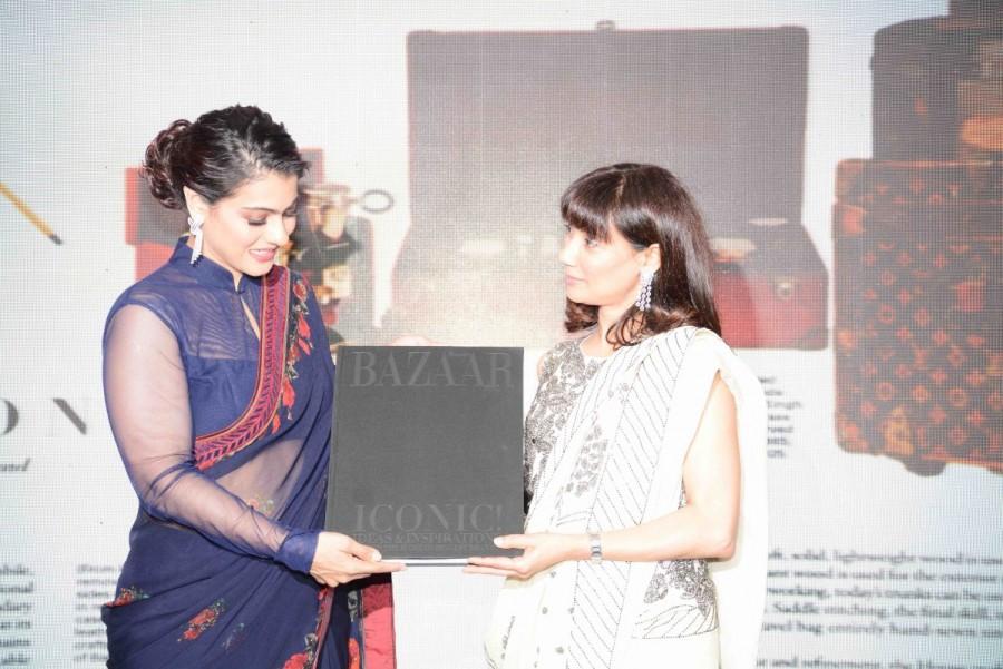 This year, Harper’s Bazaar celebrates its 150th anniversary, making it the world’s oldest and most valued fashion magazine-this book, then, also pays homage to the brand’s own respected history. Kajol,actress Kajol,Kajol launches 'The Iconic Book',The Iconic Book,Harper's Bazaar,Harper Bazaar,The Iconic Book launch