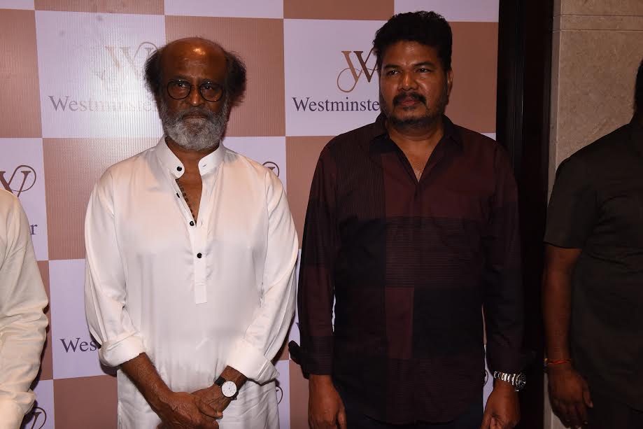 Superstar Rajinikanth and Director Shankar spotted at Westminister Hospital launch in Chennai on May 11, 2017. Superstar Rajinikanth,Rajinikanth,Director Shankar,Shankar,Westminister Hospital,Westminister Hospital launch,Westminister Hospital launch pics,Westminister Hospital launch images,Westminister Hospital launch stills,Westminister Hospital launch pictures