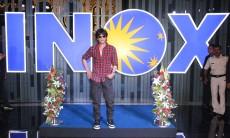 Bollywood actor Shah Rukh Khan inaugurates new INOXMovies theater.