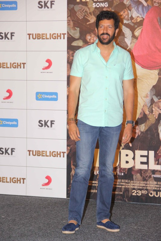 Bollywood filmmaker Kabir Khan during the launch of first song of the film Tubelight, 'The Radio Song' in Mumbai on May 12, 2017. Kabir Khan,Remo,Salman Khan,Tubelight,salman khan tubelight,Tubelight first song,Tubelight first song launch,Tubelight first song launch pics,Tubelight first song launch images,Tubelight first song launch stills,Tubelight first song launch pictures,Tubeli