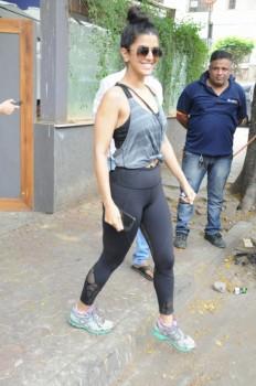 Bollywood actress Nimrat Kaur spotted at Bandra.