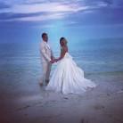 Kim Zolciak goes bold in wedding gown.