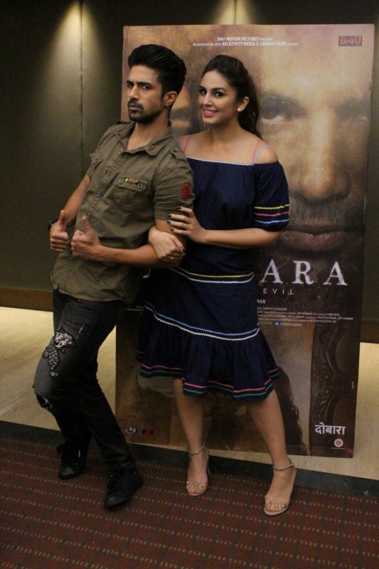 Saqib Saleem And Huma Qureshi During An Interview For Film "Dobaara ...