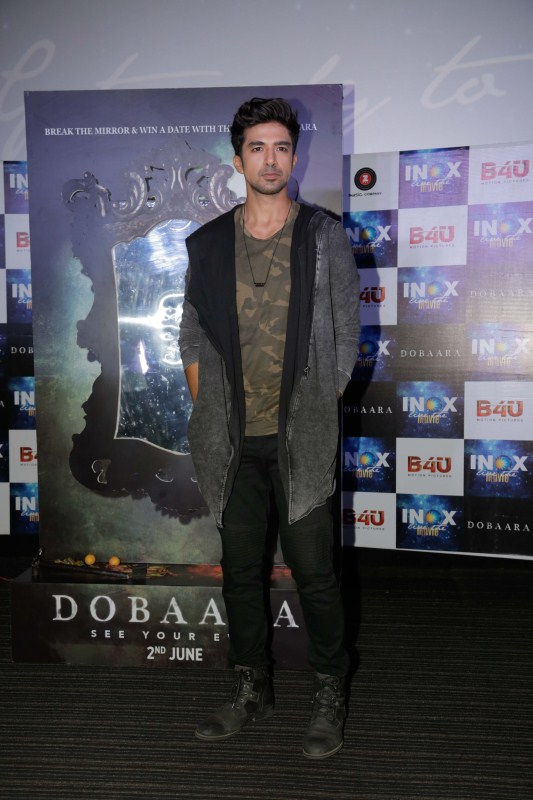 Bollywood actor Saqib Saleem during the song launch of Kari Kari from the film Dobaara in Mumbai. Rhea Chakraborty,Saqib Saleem,Huma Qureshi,Kari Kari song launch,Kari Kari song,Kari Kari,Kari Kari song launch pics,Kari Kari song launch images,Kari Kari song launch stills,Kari Kari song launch pictures,Kari Kari song launch photos,Dobaara,Dobaara movi