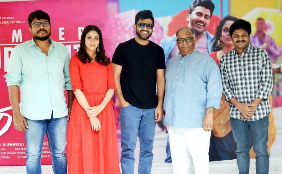 The successful young hero Sharwanand has been continuing his hit streak with another feel good entertainer Radha. This action entertainer was produced by B.V.S.N.Prasad under the banner S.V.C.C. The young debutante Chandramohan proved his mettle by directing this flick. Radha was released worldwide on May 12th and has earned good appreciation from audience and critics alike. Sharwanand,Radha movie success meet,Radha success meet,Radha success meet pics,Radha success meet images,Radha success meet stills,Radha success meet pictures,Radha success meet photos,Lavanya Tripathi
