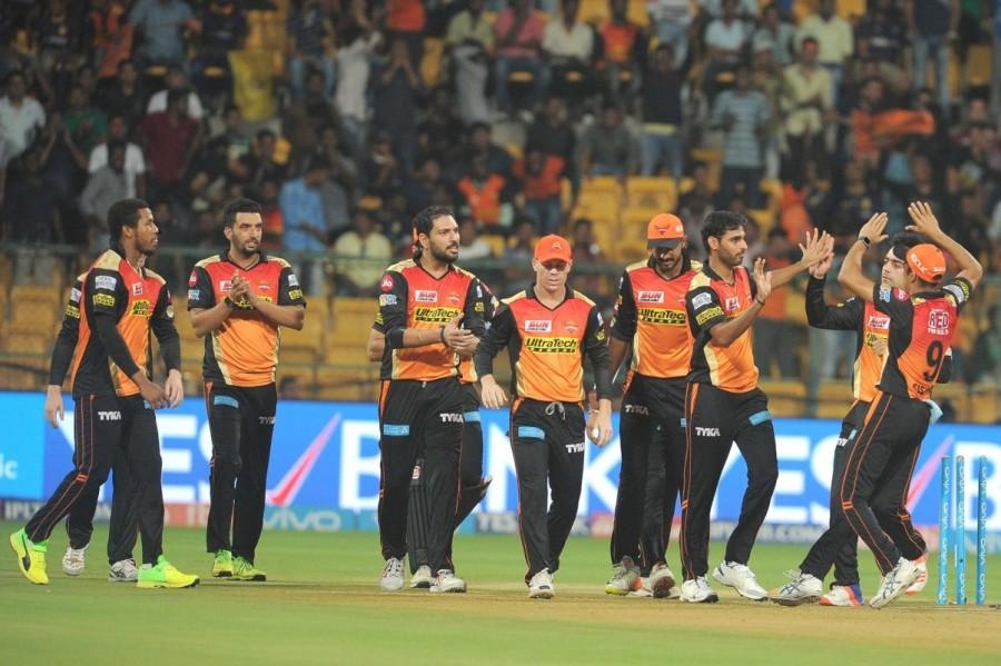 Umesh and Boult bowled brilliantly in the first 10 overs with the pair conceding 16 runs in three overs and 10 runs in two overs respectively. Fit-again Coulter-Nile looked in good shape too, taking the wicket of New Zealand captain Kane Williamson (24; 26b; 2x4, 1x6) who hit a good length delivery outside off stump straight to Suryakumar Yadav -- playing in place of injured Manish Pandey -- at extra cover. In the next over, leg-spinner Piyush Chawla -- drafted in for Colin de Grandhomme -- scalped the priced wicket of Warner who saw his middle stump uprooted trying to pull a back of a length delivery. Gautam Gambhir,Kolkata Knight Riders,Sunrisers Hyderabad,KKR beats SH,Qualifier 2,IPL 2017,Indian Premier League,Indian Premier League 2017,Indian Premier League 10