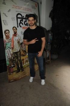 Sooraj Pancholi spotted at Hindi Medium special screening in Mumbai on May 17, 2017.