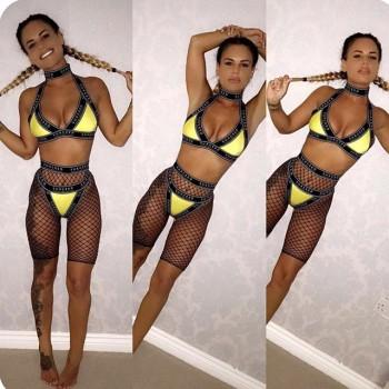 Chantelle Connelly shows off her slim figure.