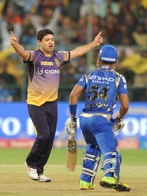 After 10 overs, KKR were tottering at 43/5. In the next four overs, Suryakumar and Jaggi sought to stem the rout, scoring 40 runs before their stand was broken by the excellent Karn, taking the prized scalp of Jaggi. Chawla departed adding just two to the total and Coulter-Nile tonked Johnson for a six to bring up KKR's 100 in the 17th over before getting out. Mumbai Indians beats Kolkata Knight Riders,Mumbai Indians,Kolkata Knight Riders,IPL 2017,IPL,Krunal Pandya