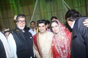 Amitabh Bachchan,actor Amitabh Bachchan,Ali Khan,Ali Khan daughter wedding reception,Ali Khan daughter wedding reception pics,Ali Khan daughter wedding reception images,Ali Khan daughter wedding reception stills,Ali Khan daughter wedding reception picture