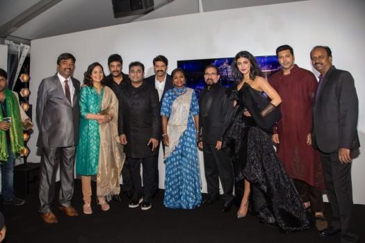 The first look poster of Shruti Haasan, Jayam Ravi and Arya starrer upcoming trilingual historic drama 