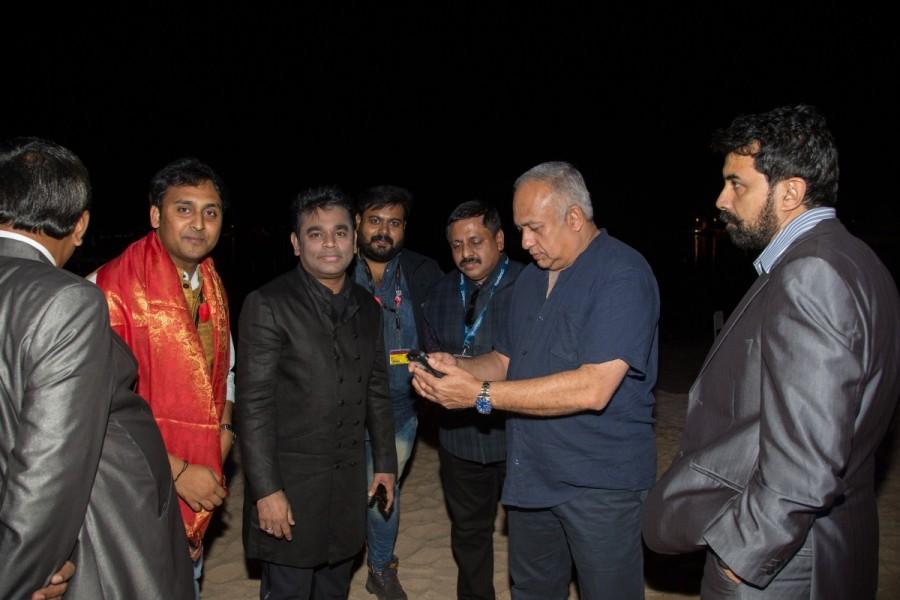 Rahman is currently with the team of "Sanghamitra" at the festival, marking his Cannes debut. The 70th edition of the prestigious Cannes Film Festival kicked-off on Wednesday. Jayam Ravi,Shruti Haasan,Arya,AR Rahman,Sanghamitra first look poster launch,Sanghamitra first look poster,Cannes Film Festival,Cannes Film Festival 2017,Sanghamitra at Cannes Film Festival