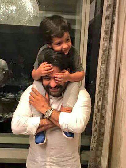 On Friday night, just minutes before he turned 34, Jr. NTR shared adorable photographs with his wife and son. Within minutes, the images went viral on social media. Jr. NTR,actor Jr. NTR,Jr. NTR birthday,Jr. NTR celebrates birthday,Lakshmi Pranathi,Abhay,Jr. NTR birthday celebration,Jr. NTR birthday celebration pics,Jr. NTR birthday celebration images,Jr. NTR birthday celebration stills,Jr. NTR birthday celebration p