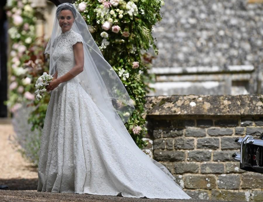 Pippa Middleton, the sister of Britain's Catherine, Duchess of Cambridge, arrives for her wedding to James Matthews at St Mark's Church in Englefield. Pippa Middleton marries James Matthews,Pippa Middleton,James Matthews,Pippa Middleton weds James Matthews,Pippa Middleton and James Matthews,Pippa Middleton and James Matthews marriage pics,Pippa Middleton and James Matthews marriage images,Pippa Middle