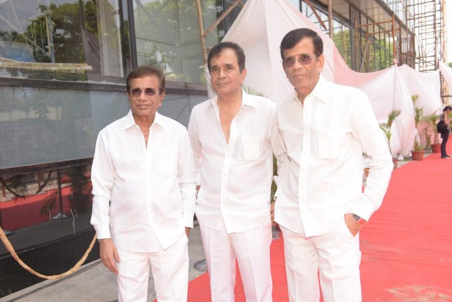 Abbas Mustan and Hussain spotted during the mahurat ceremony of Utkarsh Sharma's debut film Genius in Mumbai on May 22, 2017. Dharmendra and Hema Malini,Hema Malini,Genius,Genius movie launch,Genius movie launch pics,Genius movie launch images,Genius movie launch stills,Genius movie launch pictures,Genius movie launch photos,Javed Akhtar,Utkarsh Sharma,Anil Sharma
