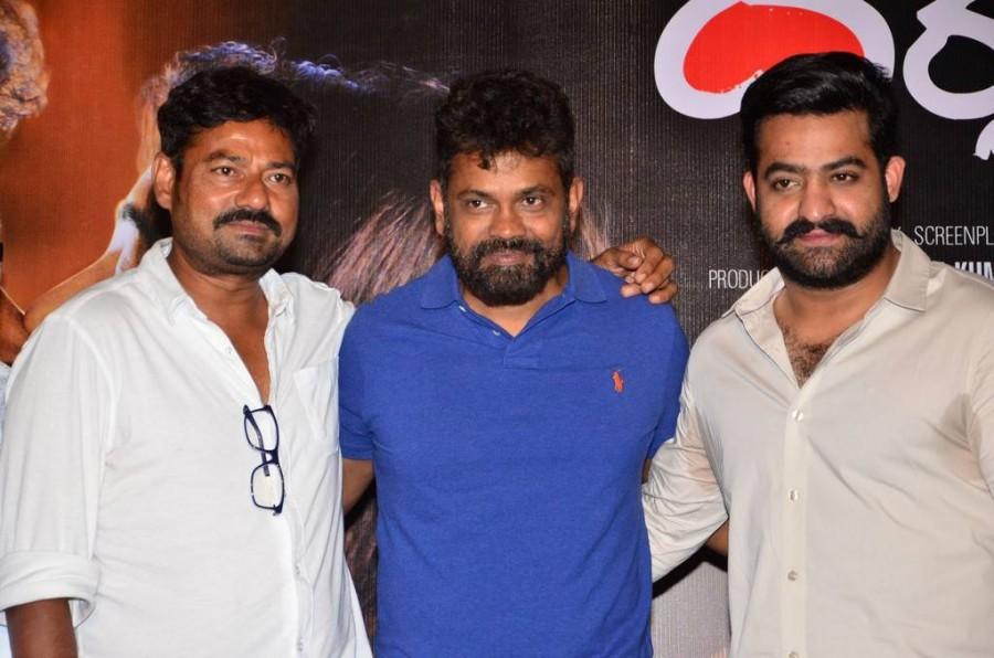 Telugu movie Darshakudu teaser launch event held at Hyderabad. Celebs like Jr NTR, Sukumar, Eesha Rebba, Ashok Bandreddi, BVSN Prasad, Pujita Ponnada, Sai Kartheek, Jakka Hari Prasad, Navin Nooli, Praveen Anumolu, BNCSP Vijaya Kumar, Ramesh Kola, Thomas Reddy Aduri, Ravi Chandra Satti and others graced the event. Jr NTR,Sukumar,Eesha Rebba,Ashok Bandreddi,BVSN Prasad,Pujita Ponnada,Sai Kartheek,Darshakudu teaser launch,Darshakudu teaser,Darshakudu,Darshakudu teaser launch pics,Darshakudu teaser launch images,Darshakudu teaser launch stills,Darshakudu teaser launch