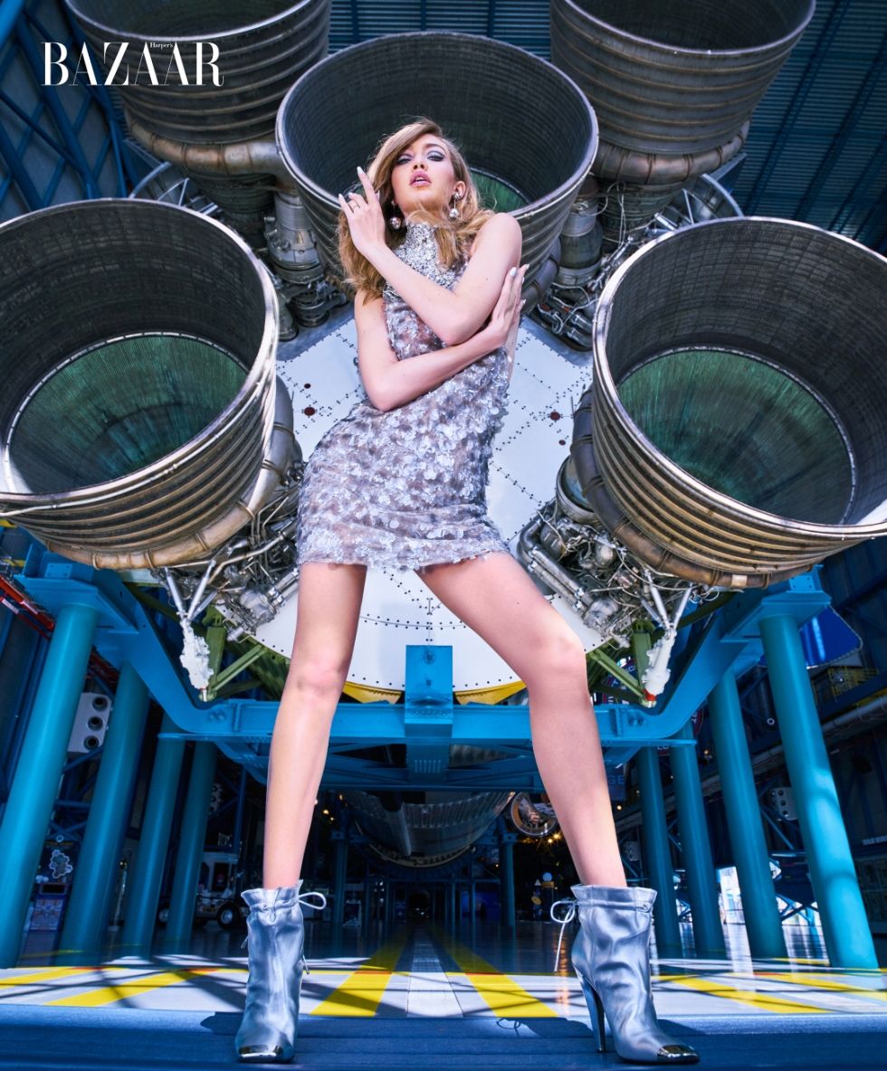 Harper’s Bazaar’s June 2017 Issue: Gigi Hadid's shimmering silver suit will want you to aim for the space as well. Gigi Hadid,Gigi Hadid Harper’s Bazaar’s June 2017,Harper’s Bazaar’s June 2017,Gigi Hadid hot pics,Gigi Hadid hot images,Gigi Hadid hot stills,Gigi Hadid hot photos,Gigi Hadid hot pictures,Gigi Hadid bikini,Gigi Hadid bikini pics,Gigi Hadid bikini images,G