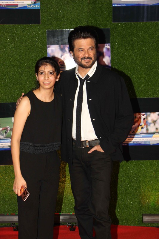 Bollywood actor Anil Kapoor during the premiere of film Sachin: A Billion Dreams in Mumbai on May 24, 2017. AR Rahman,Sushant Singh Rajput,Kriti Sanon,Anil Kapoor,John Abraham,Sachin: A Billion Dreams premiere show,Sachin: A Billion Dreams,Sachin: A Billion Dreams premiere show pics,Sachin: A Billion Dreams premiere show images,Sachin: A Billion Dreams premiere
