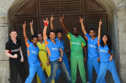 Bollywood actor Tiger Shroff spotted at Filmistan Studio in Mumbai on May 24, 2017.