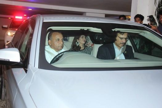 Nita Ambani spotted at Karan Johar house in Mumbai on May 24, 2017.